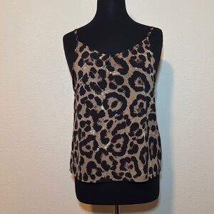 Leopard Print Women's Top - Medium